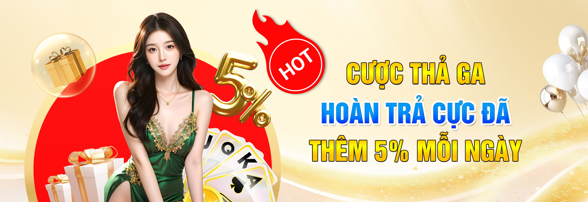 Khuyến mãi cược thả ga hoàn trả cực đã